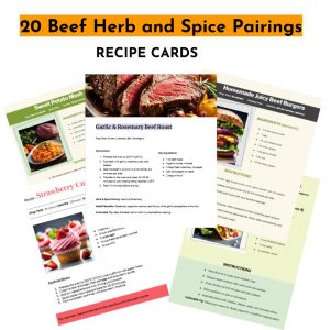 Beef spice pairings PDF
