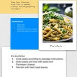 Printable A4 recipe cards featuring quick and healthy recipes, perfect for a balanced lifestyle from Culinary Food Hub