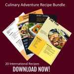 Printable A4 recipe cards featuring Italian, Mexican, Indian, and Thai recipes from Culinary Food Hub.
