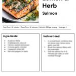 Printable A4 Seasonal Recipe Cards showcasing 20 recipes for spring, summer, autumn, and winter, perfect for seasonal cooking inspiration